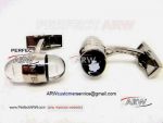 Perfect Knock Off Mont Blanc Replica Cufflinks-Urban Walker Silver Color On Sale